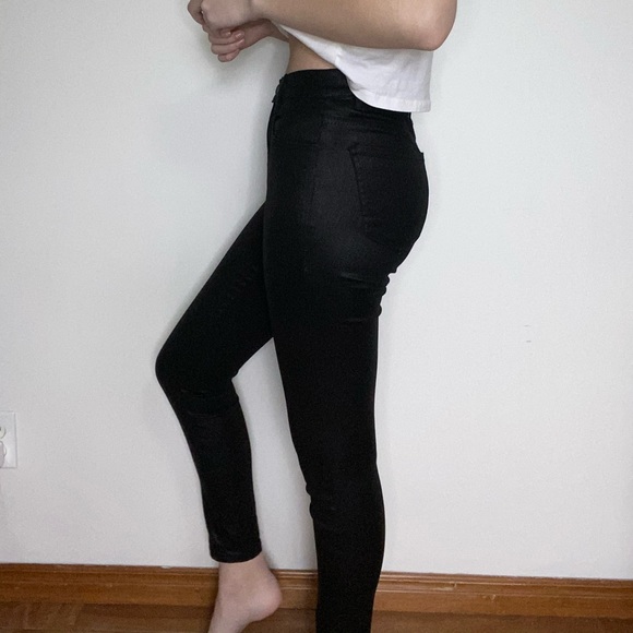 Garage Mock Leather Jeans - Picture 3 of 3